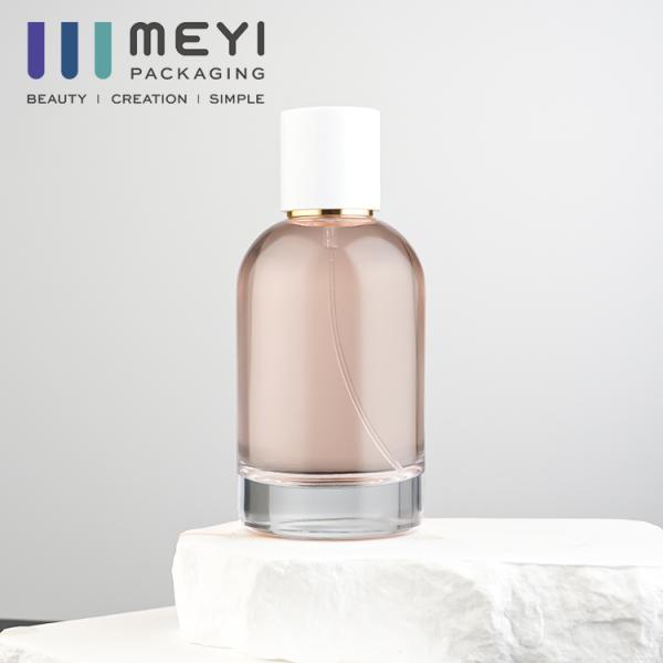 100ml Round Clear Glass Perfume Bottle with Magnetic Cap