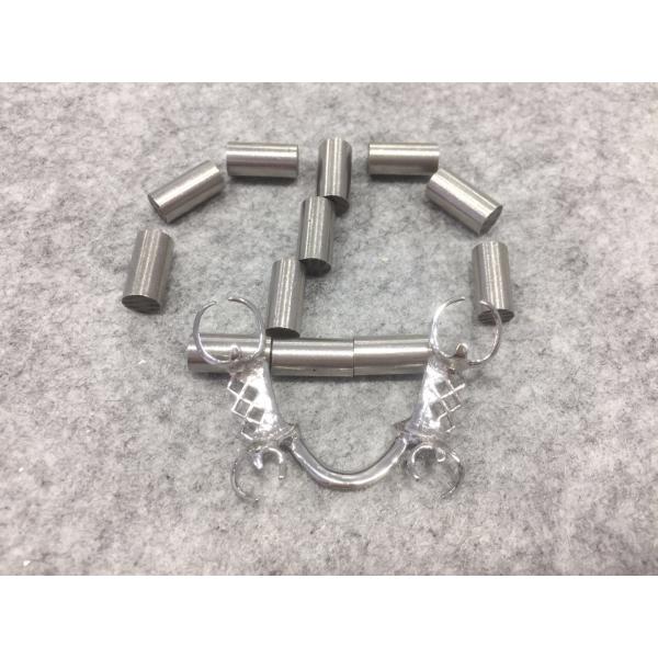 Silver Color Non Precious Dental Alloys 8.5g/cm³ Density Ingot / Cylinder Appearance