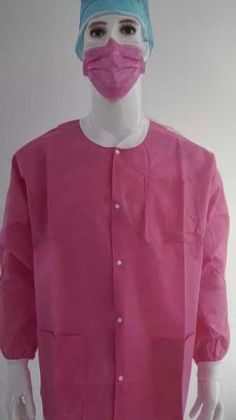 User-friendly design OEM medical uniform lab jackets disposable dental doctor nurse lab coat jacket
