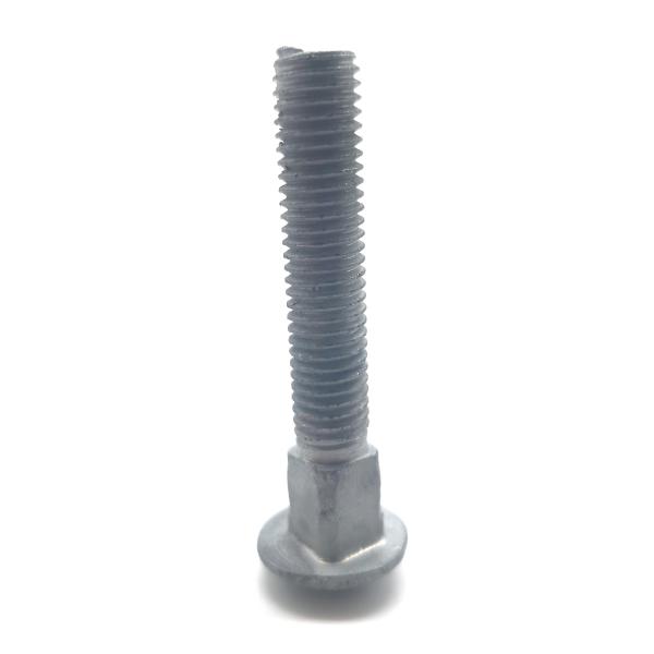 Carbon steel 4.8 5.8 M10 Long Neck Carriage Bolt With Fine Pitch Thread