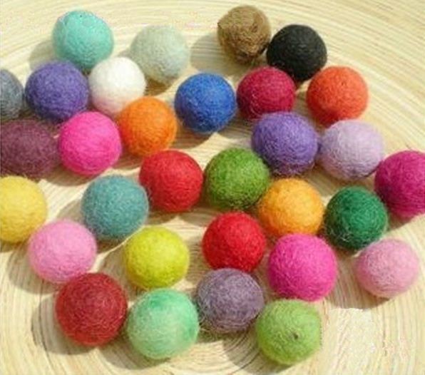 china factory Colored Pure Genuine 6-Pack XL 100% Wool Dryer Balls
