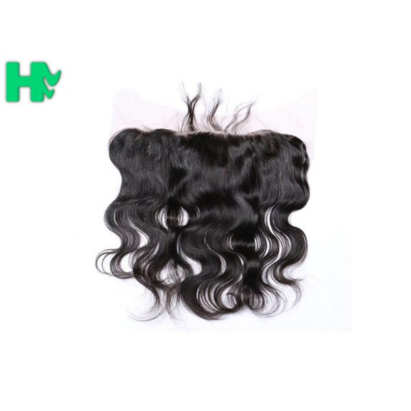 Body Wave 100% Human Hair 13*4 Closure Unprocessed With Baby Hair 8