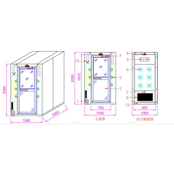 24 сопла грузовой воздушный душ