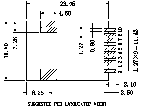 LPJ19205DNL SMT POE Rj45 Jack, сила 1x 10/100Mbps IEEE 802.3af над локальными сетями