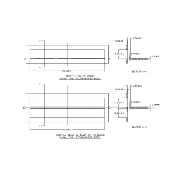 1 * 6 Ports SFP Cage Connector Dust Plug Cap Cover Communication Module