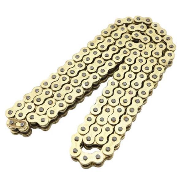 High Strength Quenching Heat Treatment Motorcycle Chain Custom 428 H Chains in Golden