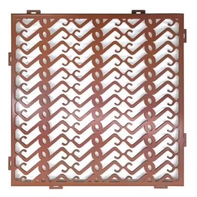 Completely Fireproof Engraved Aluminum Veneer Eco-Friendly and Non-Toxic with Punching Technology