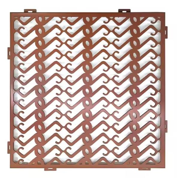 Completely Fireproof Engraved Aluminum Veneer Eco-Friendly and Non-Toxic with Punching Technology