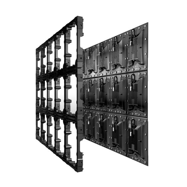 Module d'affichage LED extérieur P4 avec accès frontal complet 320x320mm, conception magnétique IP67