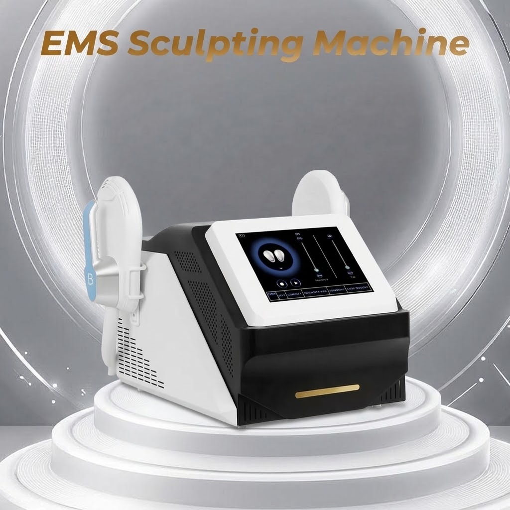 Beauty Salon EMS Sculpting Machine Body Sculpting Machine 2pcs Handles