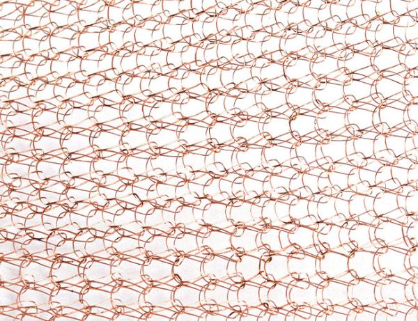 DIY Hole Filler ISO9001 Knitted Copper Wire Mesh Tin Plating Finished