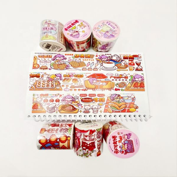 Cute Cartoon Activity Life Handbook Sticker Kids Reusable Peel Off DIY Laptop Luggage Phone Toys Decals Wholesale
