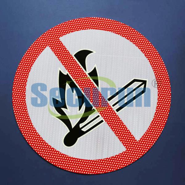 Aluminum Reflective Sign For Safety Warning