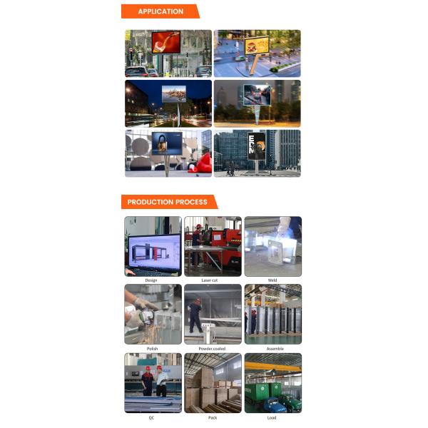 Простая установка стальной P6 наружной водонепроницаемой рекламные щиты шоссе электронные цифровые