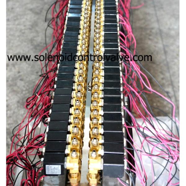 Water curtain solenoid valve for outdoor advertising water fall or water curtain