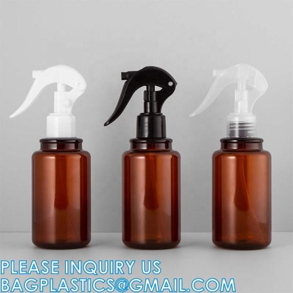 Amber Plastic Hair Salon Liquid Spray Container Mist Spraying 180ml Domestic Disinfectant Refill Trigger Pet