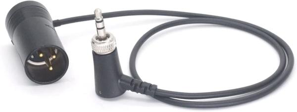 ODM Lockable Camera Audio Cable , 3 Pin XLR Male To 3.5 Mm Cable For Sony D11