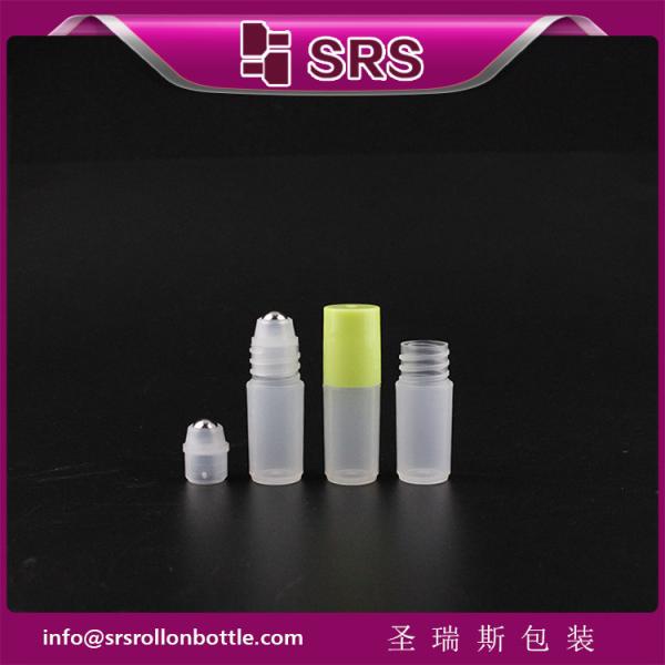SRS RPP-3ml Plastic Roll On Bottle Any Color for Sample Applications