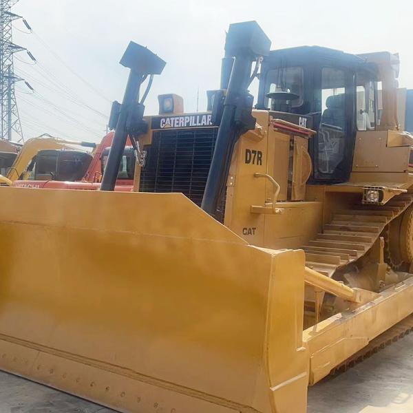 Подержанный полётчик использованный бульдозер Cat D7R Машины