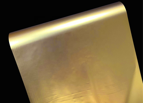 Gravure-printable Vapor-Deposition Metallized High-Barrier BOPP Substrate with Spectrum-Chrome Heat-Bondable Coating