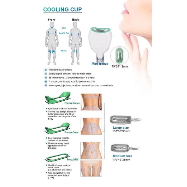 Double Chin 5 In 1 40k Cavitation Cryolipolysis Fat Freeze Slimming Machine