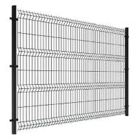 High Quality Outdoor Galvanized Steel Metal Pvc Coated 3d V Bending Welded Wire Mesh Garden Panel Fence