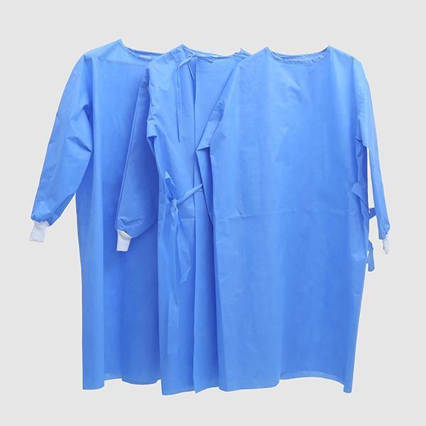 AAMI Level 3 EO Sterile Disposable Surgical Gowns With Knitted Cuff
