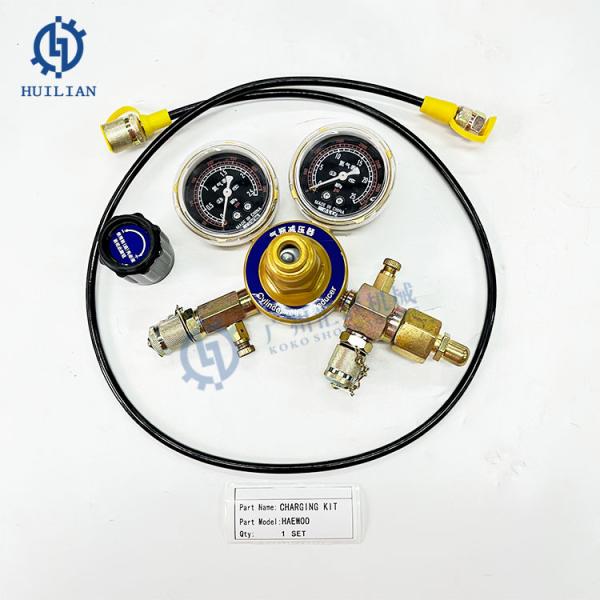 Everdigm EHB23 EHB30 EHB40 EHB50 Hydraulic Hammer Charging Kit for Machinery Hydraulic Rock Breaker Kit Tools for Pressure for Test