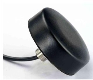 Black High Gain 3dBi Active Car GPS Antenna Low VSWR SMA / SMB / SMC Connector
