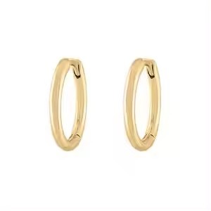 14K 18K  24KGold Plumeria Full Hoop Earrings A Must-Have for Your Jewelry Collection