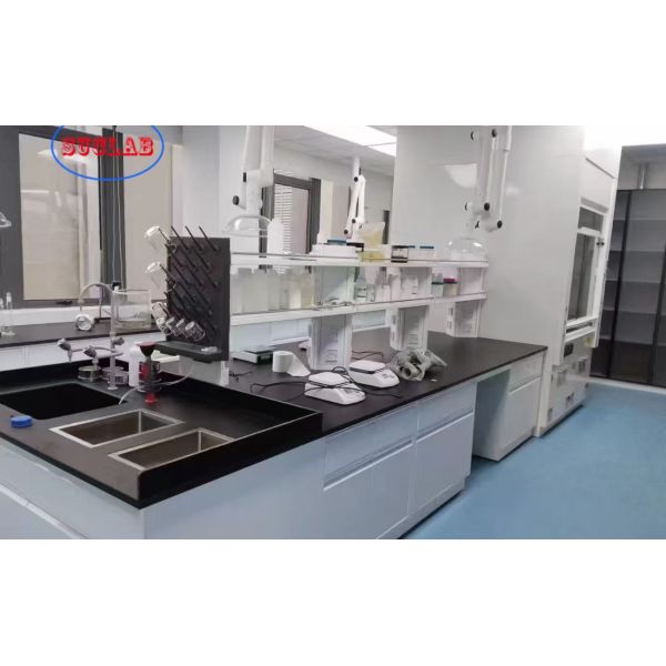 Custom Chemistry Laboratory Workbench Excellent Customer Service and Chemical-resistant Safety Features for Chemical Resistance