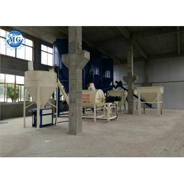 Horizontal Mini Dry Mix Plant 18kw Power Smooth Operation Long Service Life
