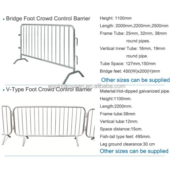С низкоуглеродистой сталью 6 * 10 / 6 * 12 футов съемные временные панели ограждения для временного барьера