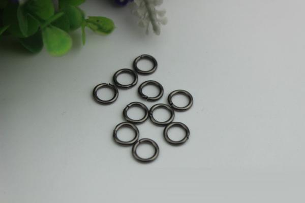 New arrival handbag 6 mm nickel metal round wire iron buckles wholesales
