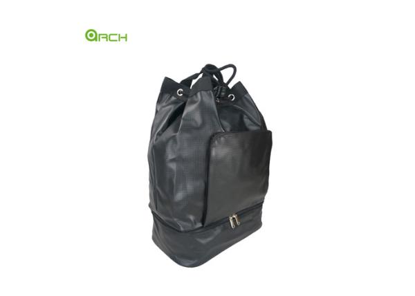 Nylon Zip Carbon Material Backpack Lady Sports Gym Bags