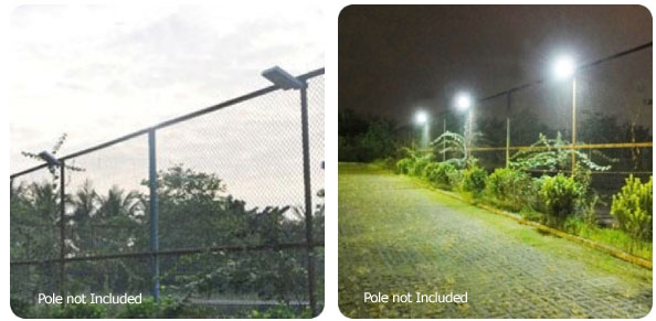 12 Watt Integrated Solar Powered Street Light