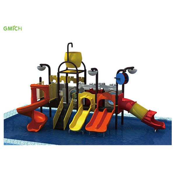 Anti Slip Big Children Water Slide Water Spray Park Equipment 700*310*500CM
