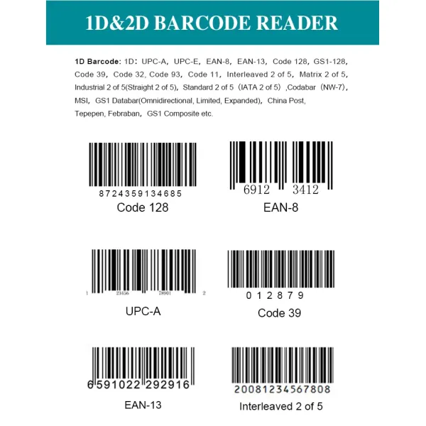 Small Embedded 2D QR Code Barcode Scanner Module with 1 Million Pixel CMOS Image Recognition and 65cm/s Scan Speed