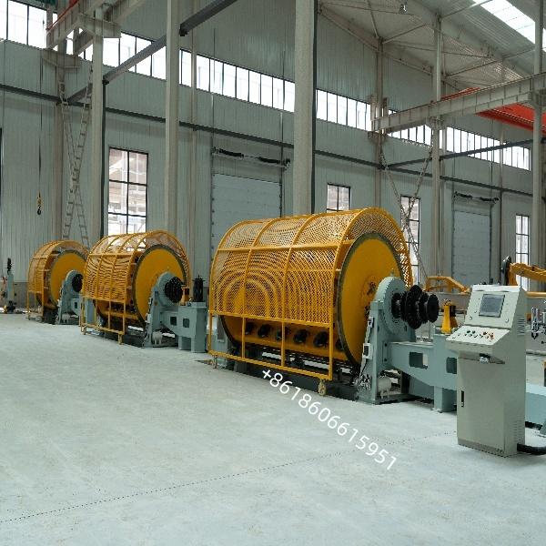 1+12+18+24/500 Copper Aluminum Power Cable Manufacturing Equipment Rigid Frame Stranding Machine