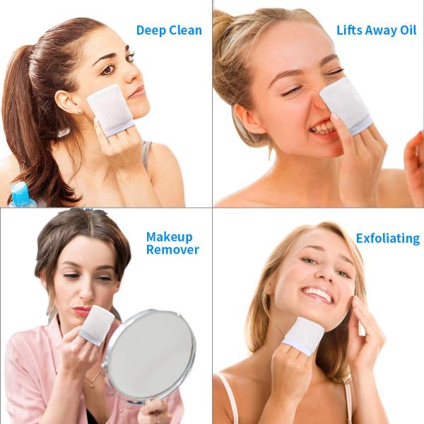 Microfiber Makeup Removal Mitt Facial Cleaning Makeup Remover towel Mitt