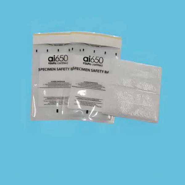 Medical Hospital Laboratory Sample Transport Collection Pill / Drug / Liquid / Medicine Testing Packaging Specimen Bag