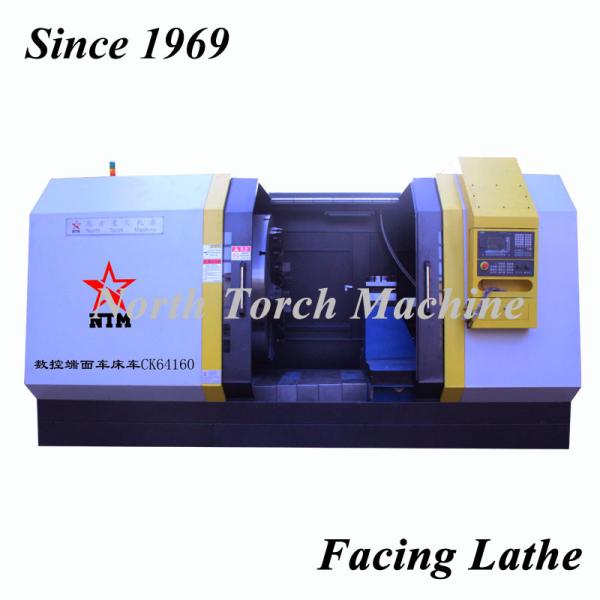 Horizontal Facing In Lathe Machine , Heavy Duty Lathe Machine 8 Positions Turrets