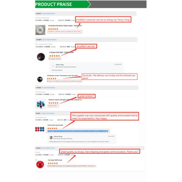 Ручка переключения передач скорости таможни 5 смолы с доступным логотипом переходника