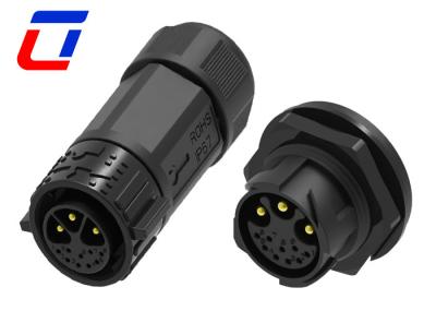 3 Pin 30A Waterproof Male Female Connector Industrial 12 Pin Plug And Socket