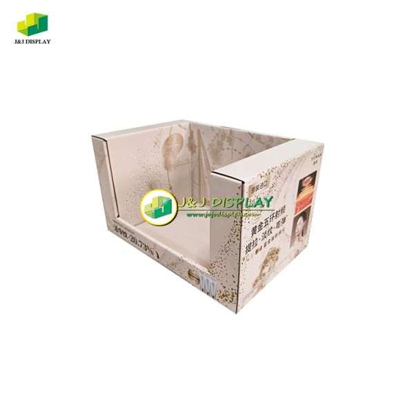 POS Corrugated Display Stands Biodegradable Full Color Printed