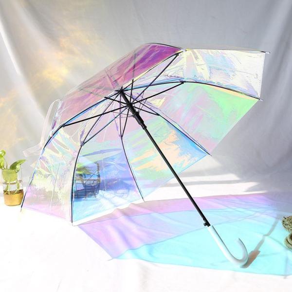 Adults Iridescent Color Changing Umbrella with Special Design and Glitter Reflective