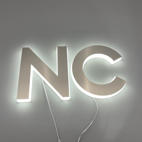 Factory Customization Backlit Letters Numbers And Letters Led Outdoor Sign 3d Led Sign