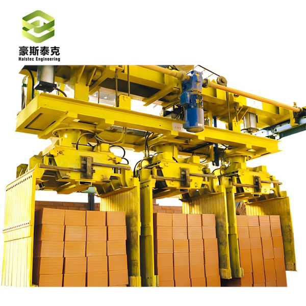 Package Stacked Brick Units brick production line with capacity 8000 to 12000 bricks per hour and continuous operation