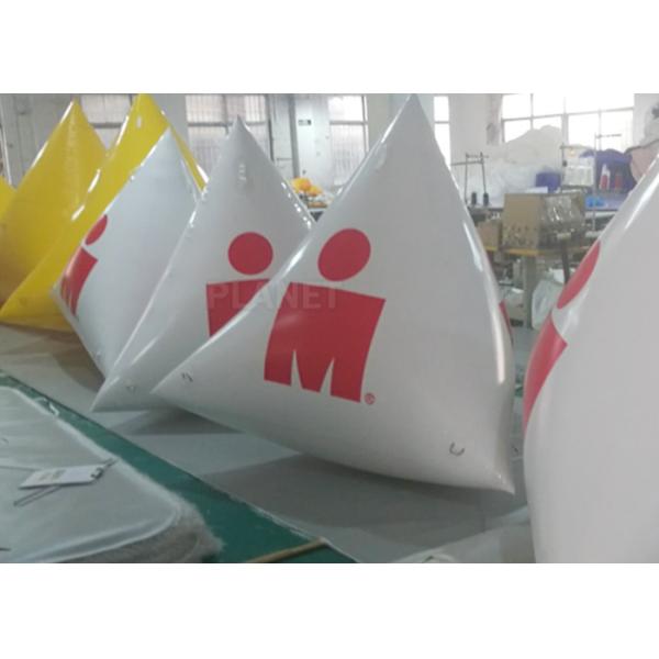 Белые большие раздувные томбуи вручают пневматический насос и комплект для ремонта КЭ печатания/УЛ