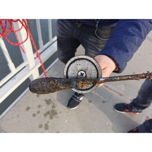 Диа 60 мм 350 фунтов Сила Неодимовый магнит рыболовный комплект с D10 мм x L10M размер веревки